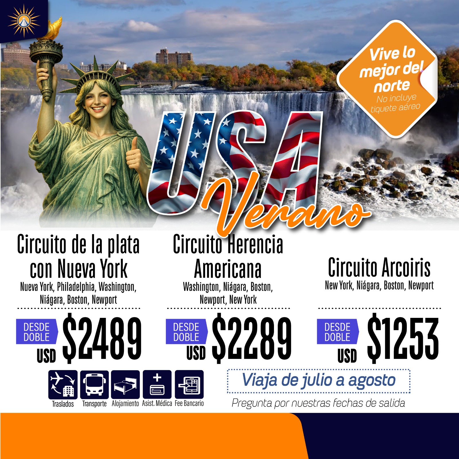 NORTE AMERICANO EN VERANO