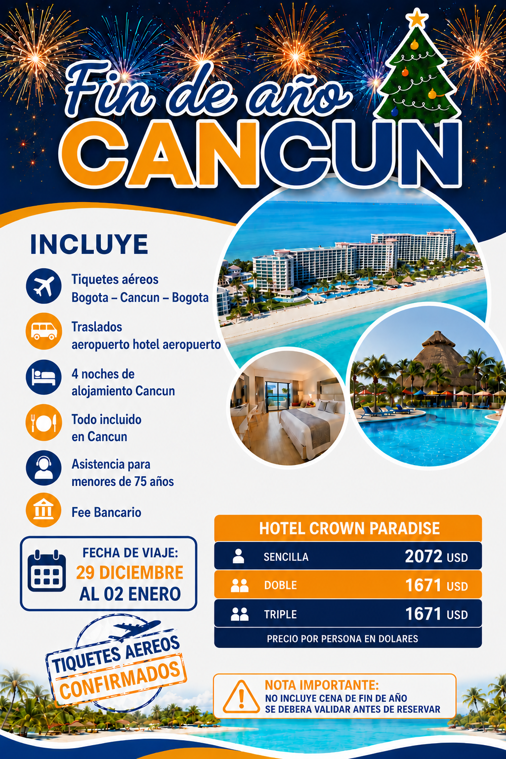 CANCUN FIN DE AÑO
